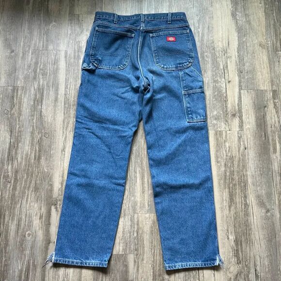 Vintage Dickies Carpenter Denim Jeans Size 34X32 - Picture 1 of 5